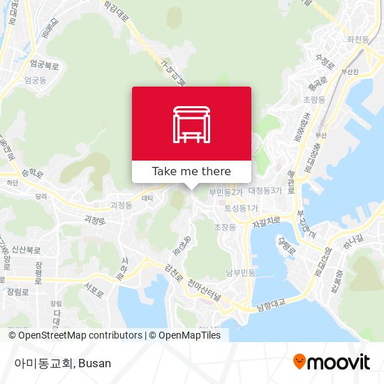 아미동교회 map