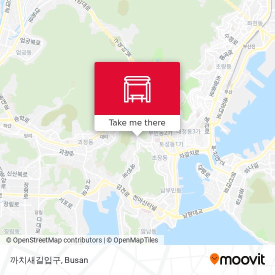까치새길입구 map