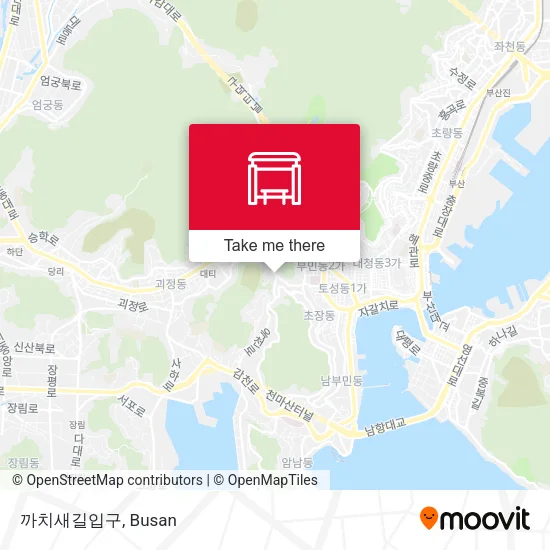 까치새길입구 map