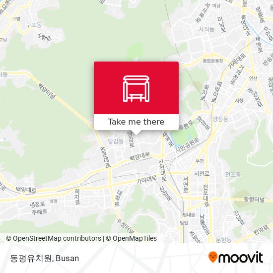 동평유치원 map