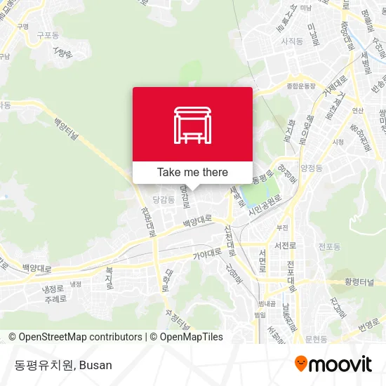 동평유치원 map