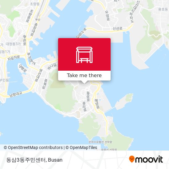 동삼3동주민센터 map