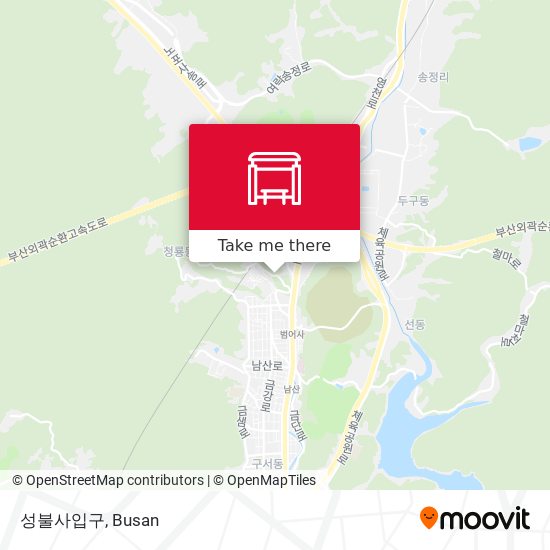 성불사입구 map