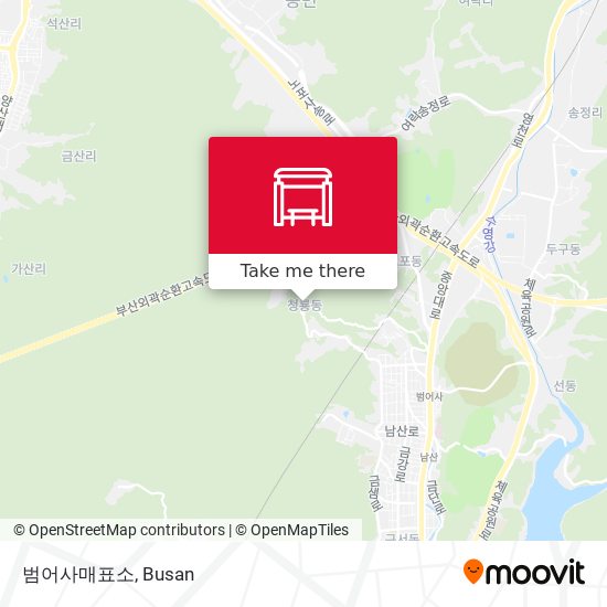 범어사매표소 map