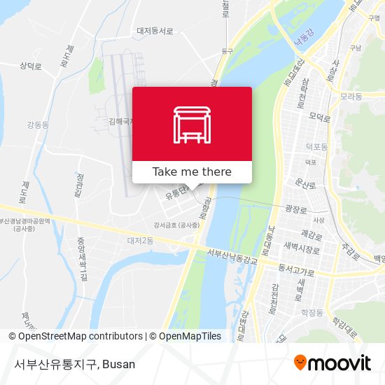 서부산유통지구 map