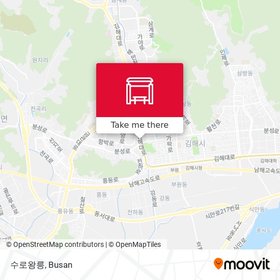 수로왕릉 map