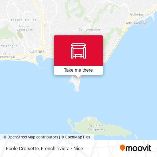 Ecole Croisette map