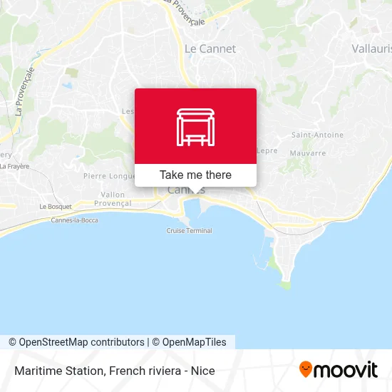 Gare Maritime map