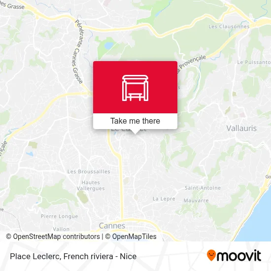 Place Leclerc map