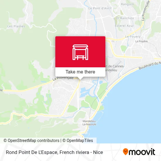 Rond Point De L'Espace map