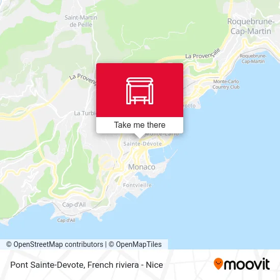 Pont Sainte-Devote map