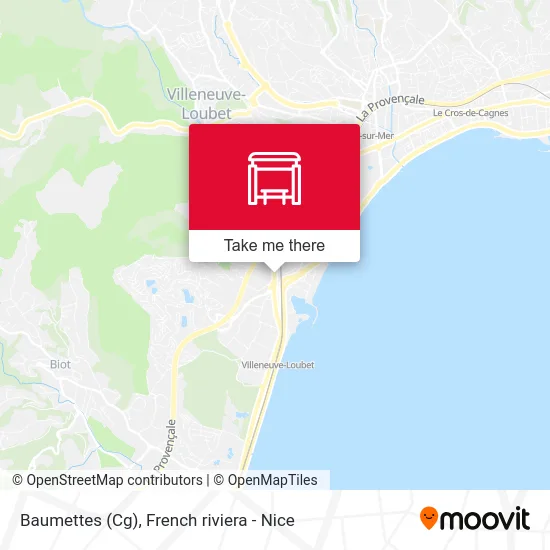 Baumettes (Cg) map