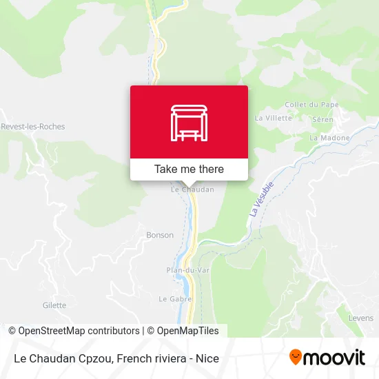 Le Chaudan Cpzou map