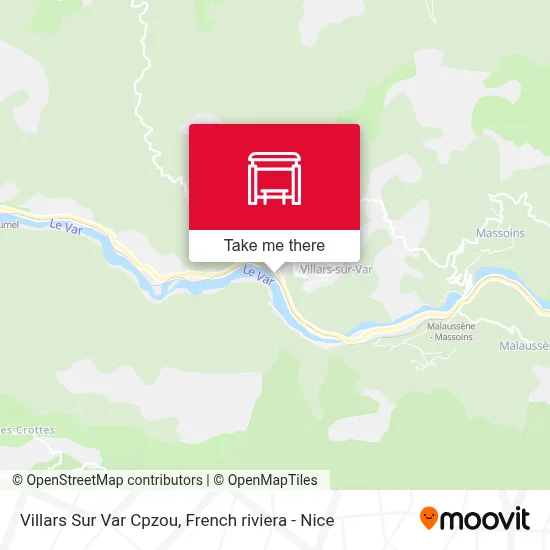 Villars Sur Var Cpzou map