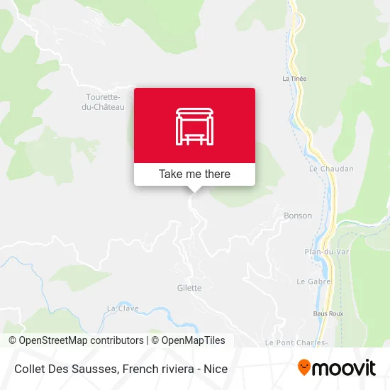 Collet Des Sausses map