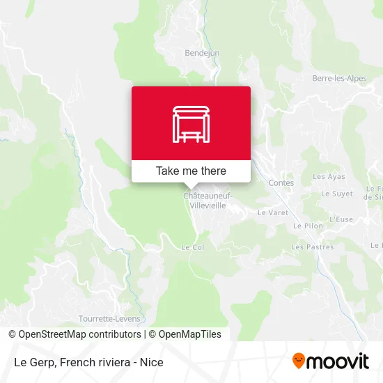 Le Gerp map