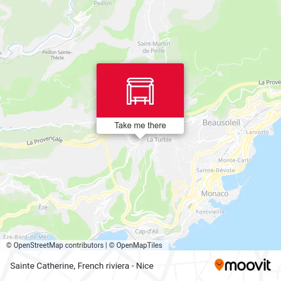 Sainte Catherine map