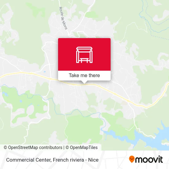 Centre Commercial map