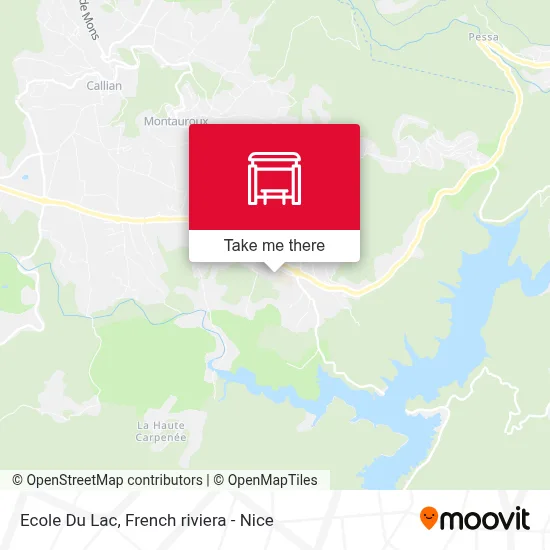 Ecole Du Lac map