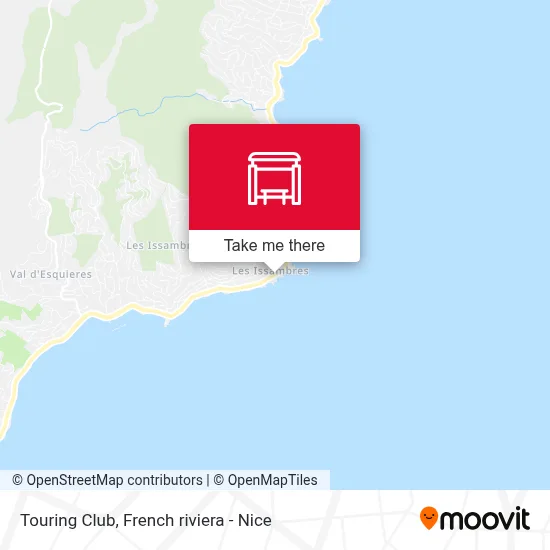 Touring Club map