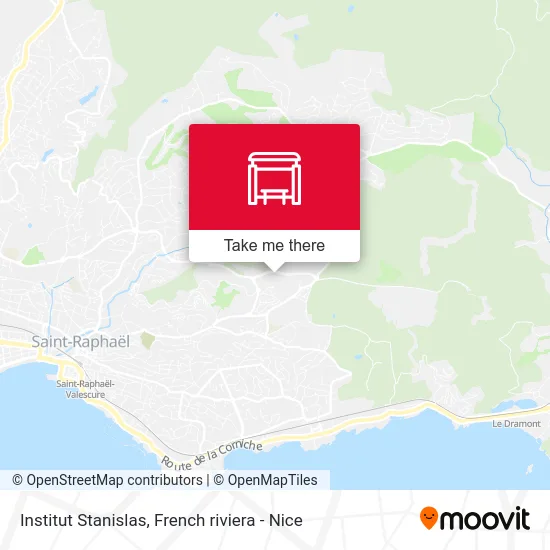 Institut Stanislas map