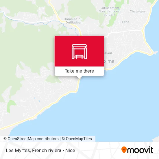 Les Myrtes map