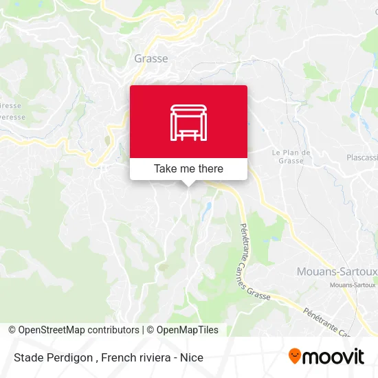 Stade Perdigon map
