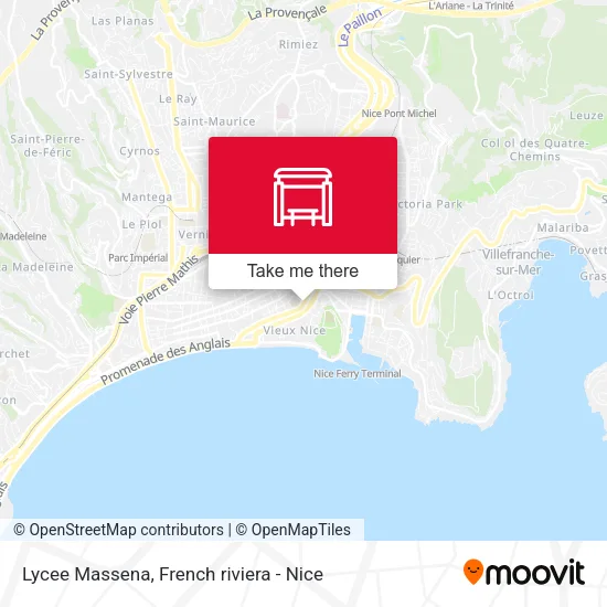 Lycee Massena map