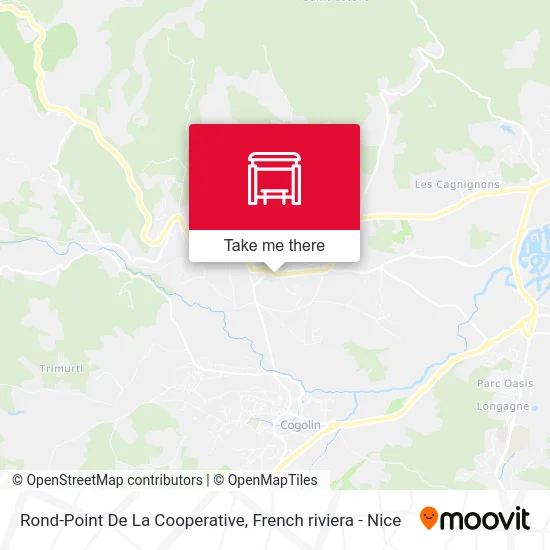 Rond-Point De La Cooperative map
