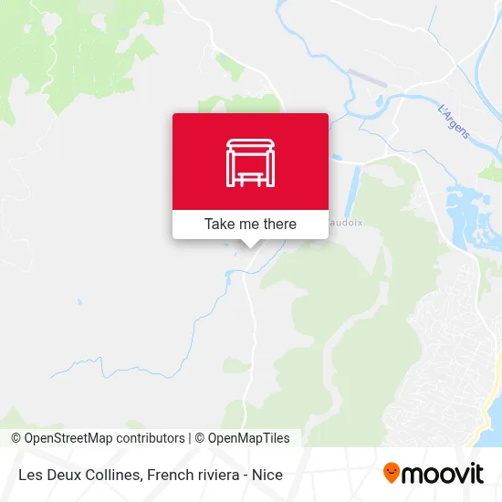 Les Deux Collines map