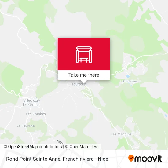 Mapa Rond-Point Sainte Anne