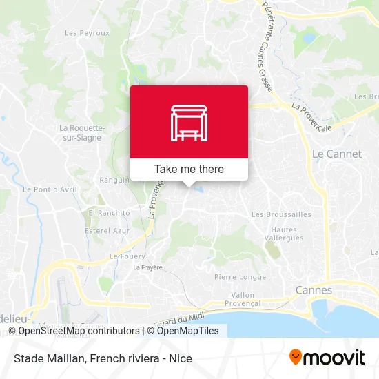 Stade Maillan map