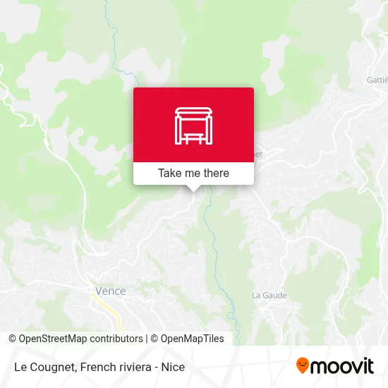 Le Cougnet map