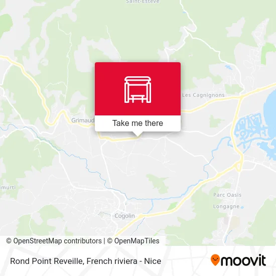 Mapa Rond Point Reveille