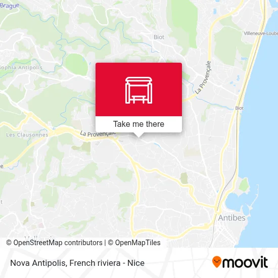 Nova Antipolis map
