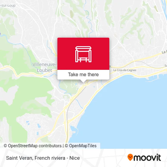 Saint Veran map