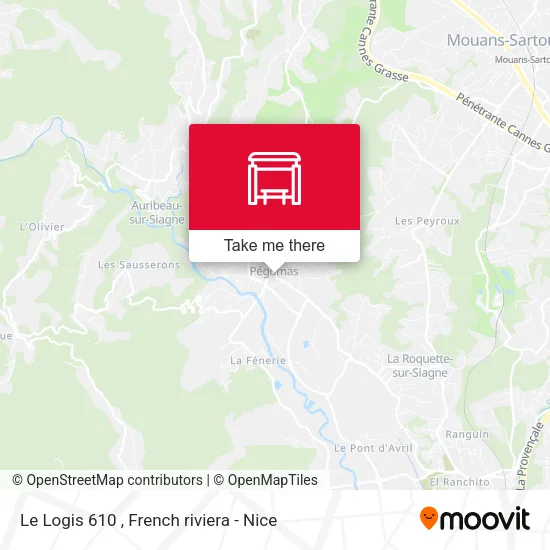 Le Logis 610 map