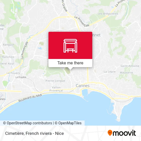 Cimetière map