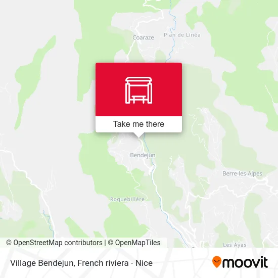 Village Bendejun map