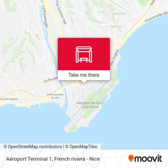 Aéroport Terminal 1 map