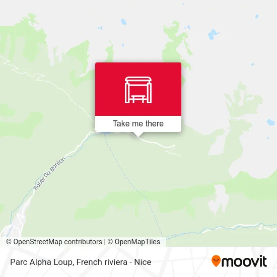 Parc Alpha Loup map