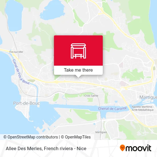 Allee Des Merles map