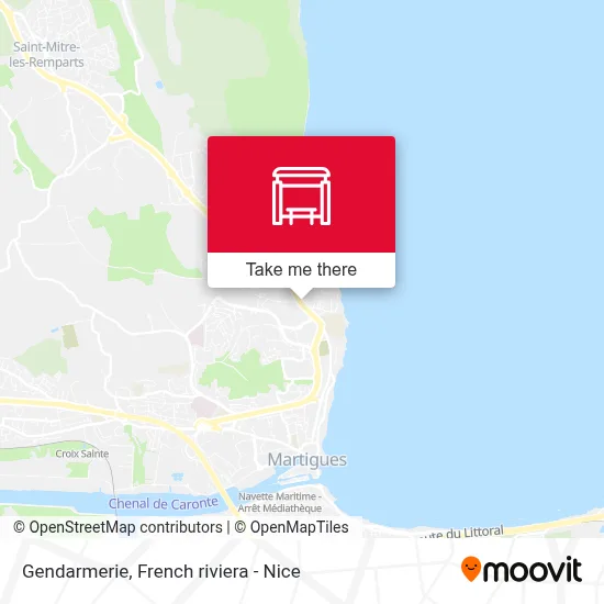 Gendarmerie map