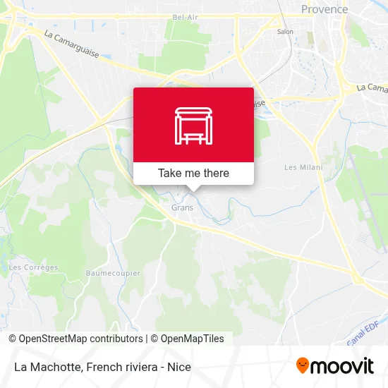 La Machotte map
