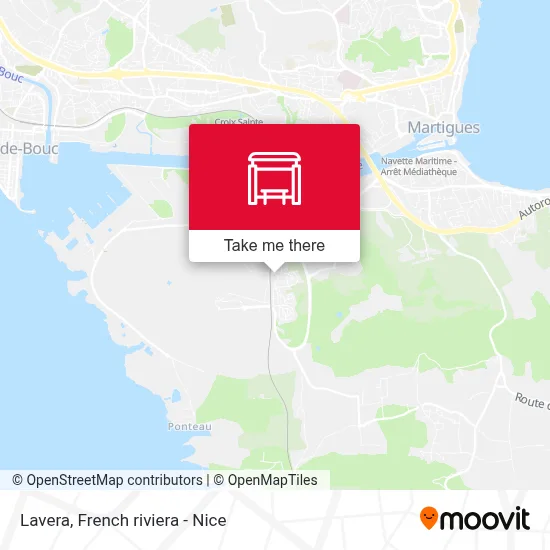 Lavera map