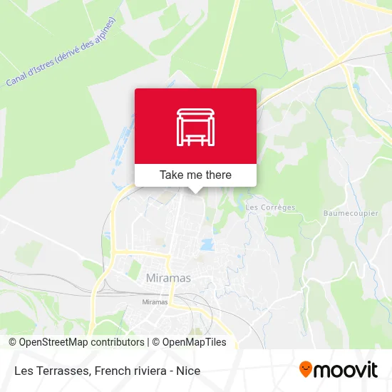 Les Terrasses map