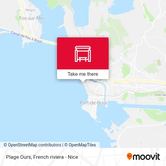 Plage Ours map