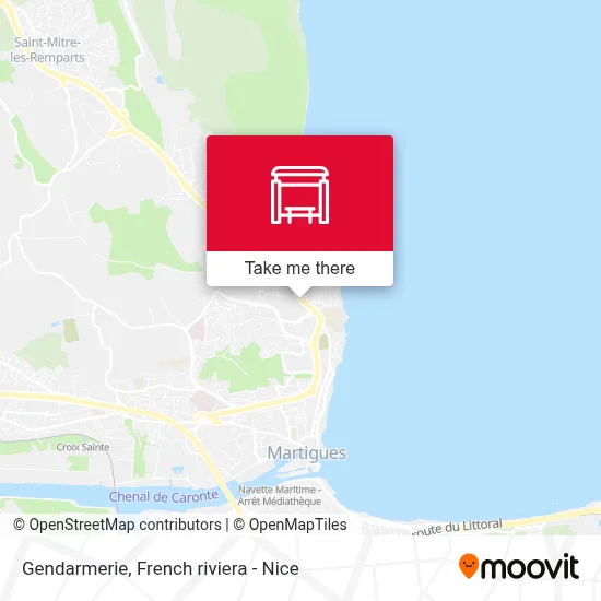 Gendarmerie map