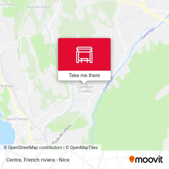 Centre map