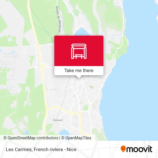 Les Carmes map